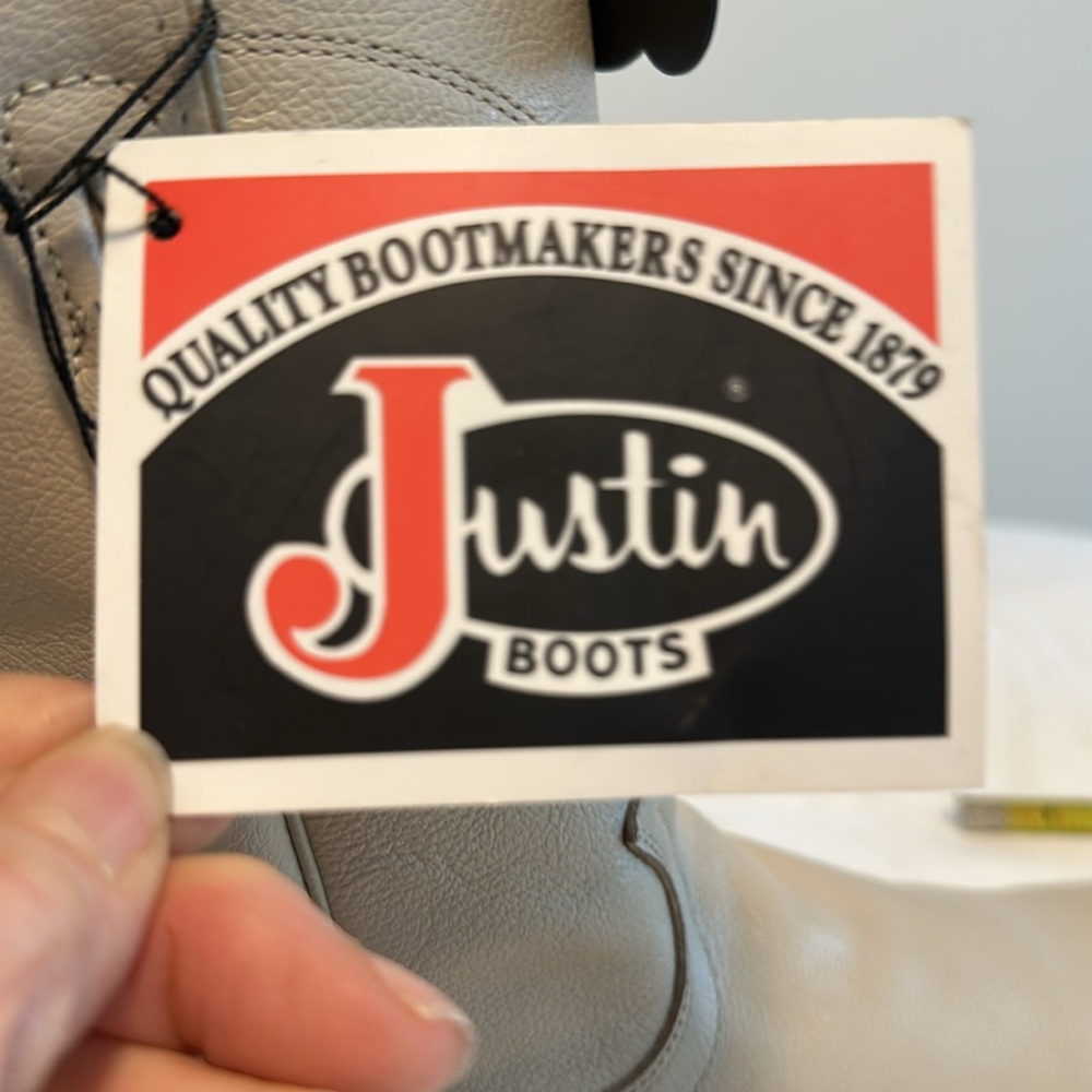 JUSTIN LEATHER  COWBOY BOOTS. Womens US 5.5 B - Picture 6 of 6